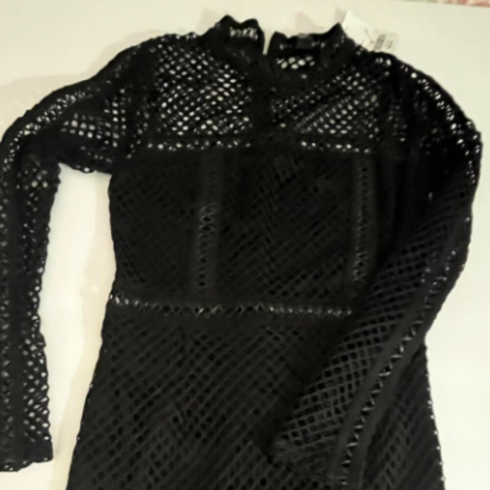 Brand new Sexy Black Dress (crotchet-like; see-through in some areas)